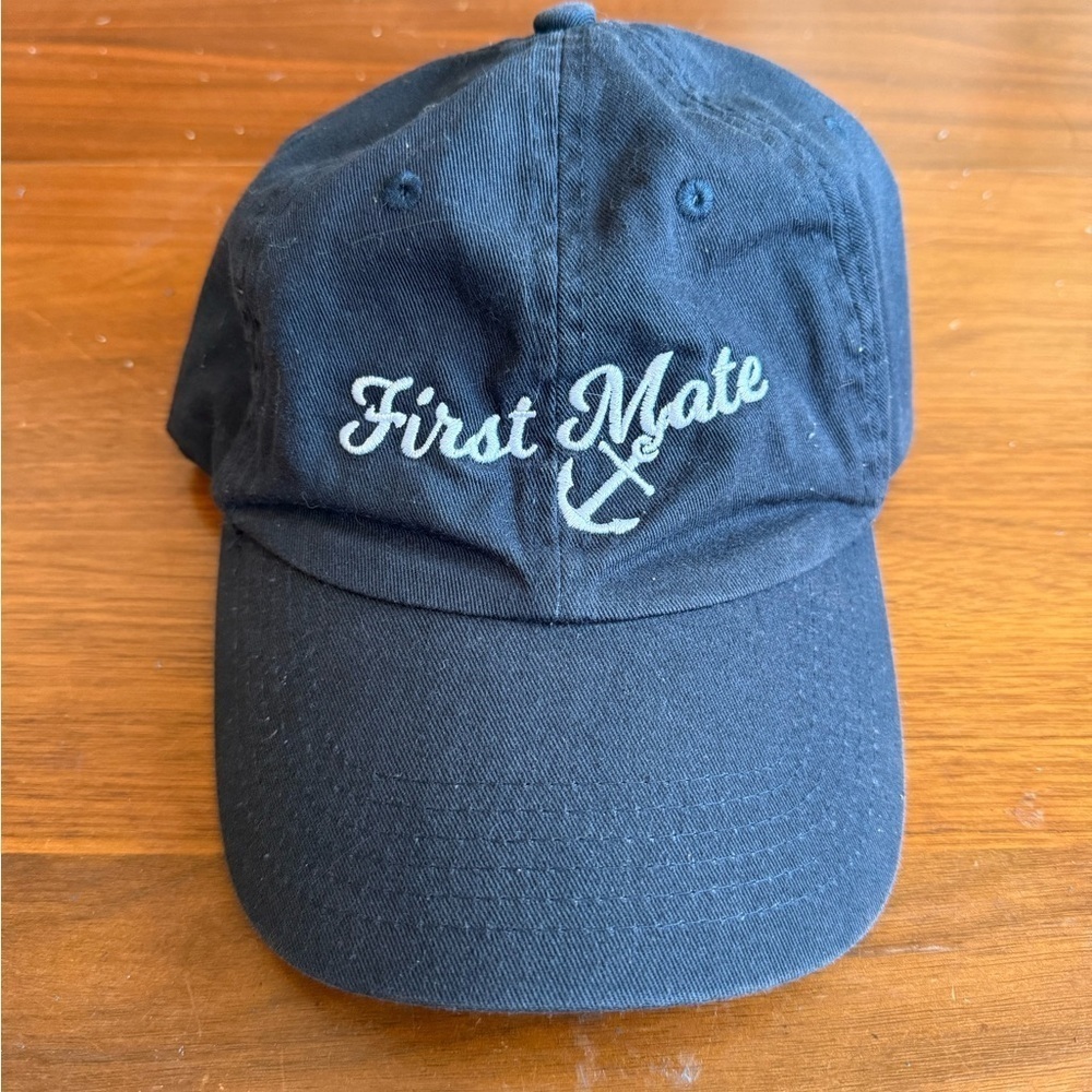 First Mate Black Sailors Cap